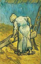 Haga click para ver la imagen ampliada 1889 paysanne coupant de la paille.jpg